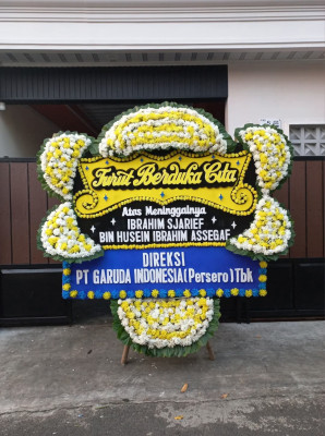 Papan Bunga Duka di Sukapada
